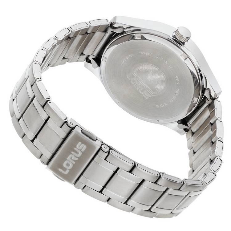Lorus silver stainless steel bracelet watch, UK version