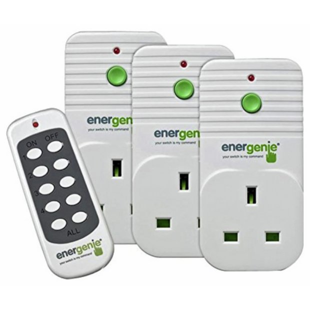Energenie remote control plugs 3 pack, imported from the UK