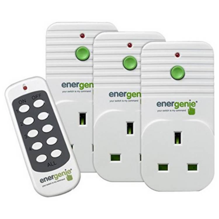 Energenie remote control plugs 3 pack, imported from the UK