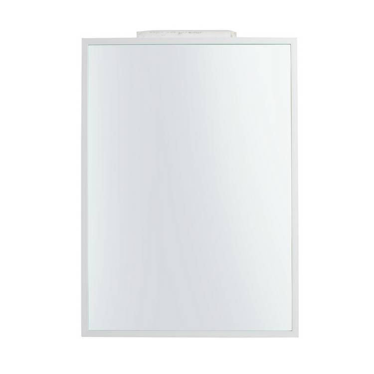 Home Essentials white wall mirror 90x65cm, imported from the UK