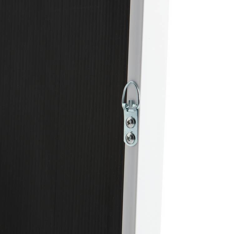 Home Essentials white wall mirror 90x65cm, imported from the UK
