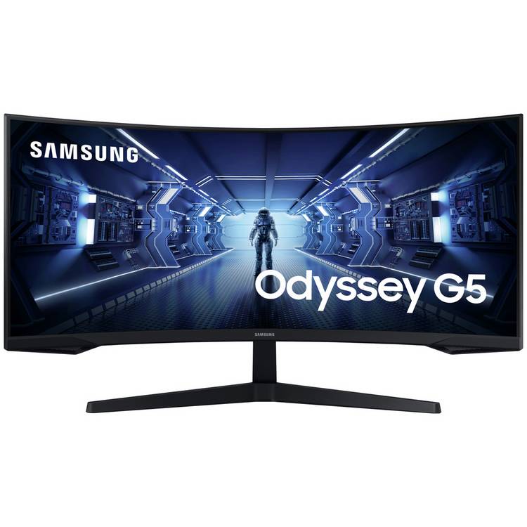 Samsung Odyssey G5 gaming monitor 34 inch, UK version
