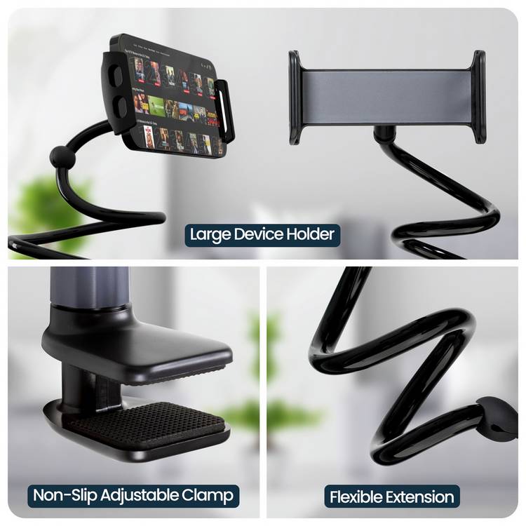 Swipe Lazy Arm 2 gooseneck holder for smartphones and tablets - British product