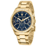 Argos Maserati Competizione Blue Dial Gold Plated Bracelet Watch- Buy online at McGrocer