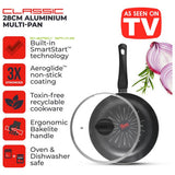 Tower Smart Start 28cm aluminium multi pan, imported from the UK