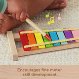 Fisher-Price wooden xylophone musical toy for toddlers (British brand)