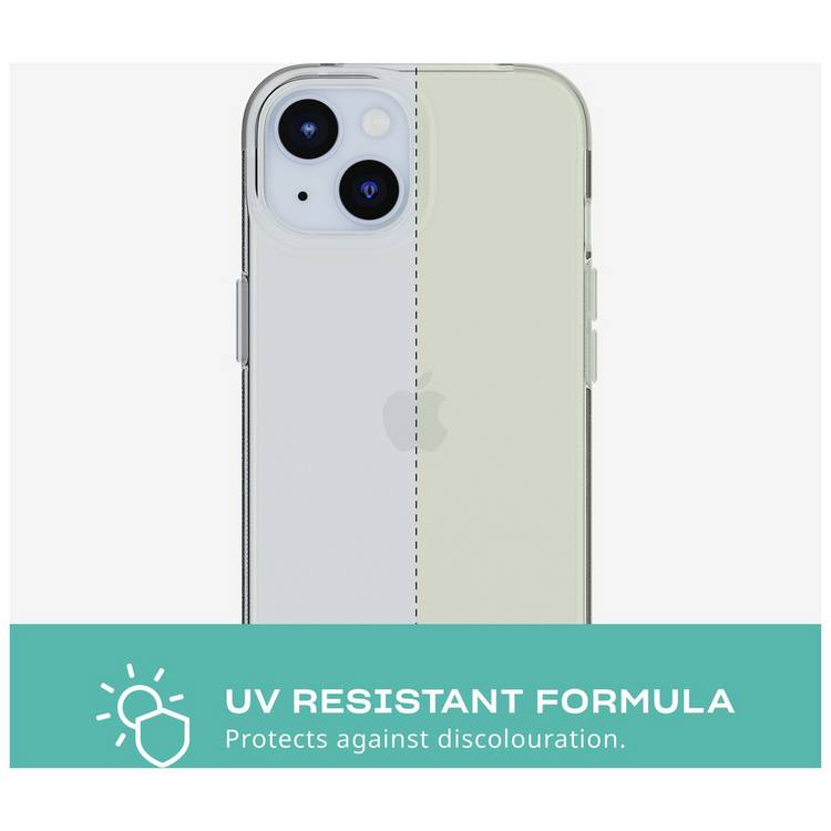 Tech21 EvoLite clear phone case for iPhone 15 (British brand)