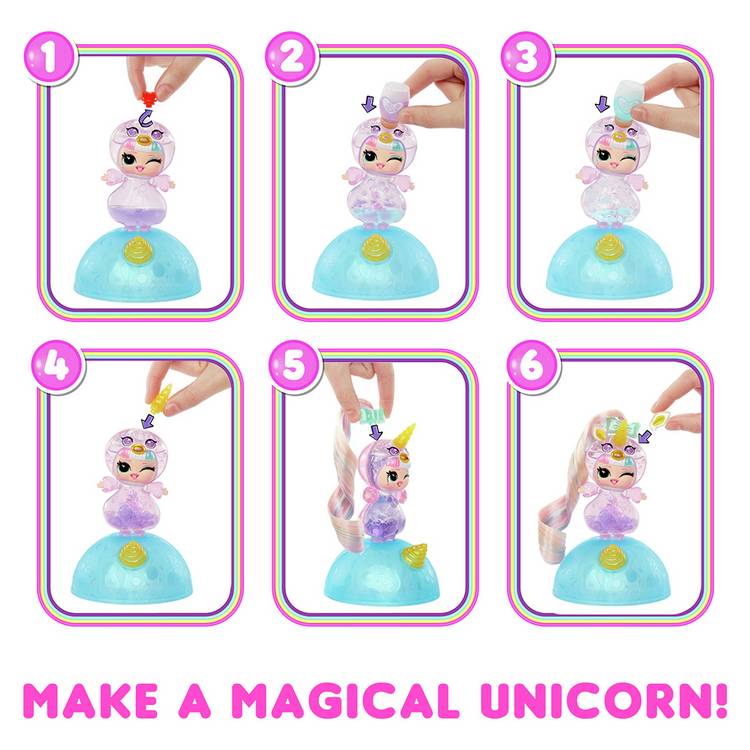L.O.L. Surprise Unicorn Tots kit with translucent doll 10cm - British product