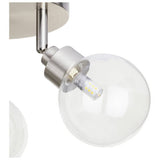 Argos Home chrome 3-light spotlight with adjustable shades, imported from the UK