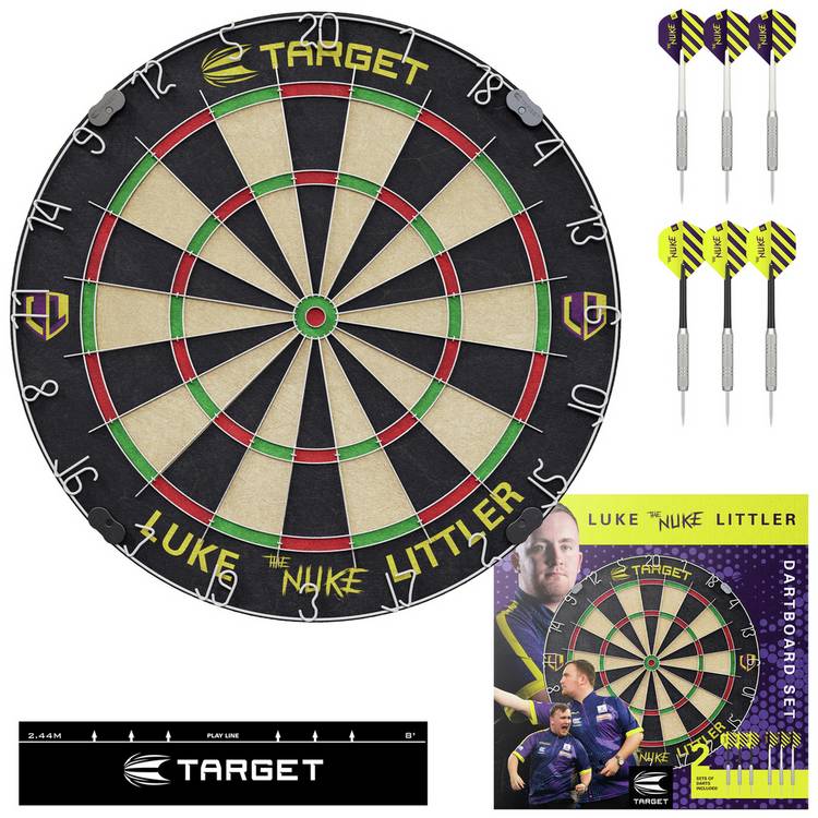 Target Luke Littler dartboard set (British brand)