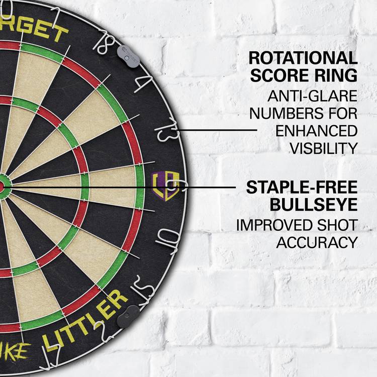 Target Luke Littler dartboard set (British brand)