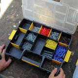 Stanley Sortmaster Junior Organiser 14 compartment storage - British product