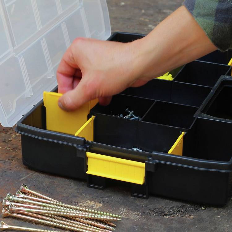 Stanley Sortmaster Junior Organiser 14 compartment storage - British product