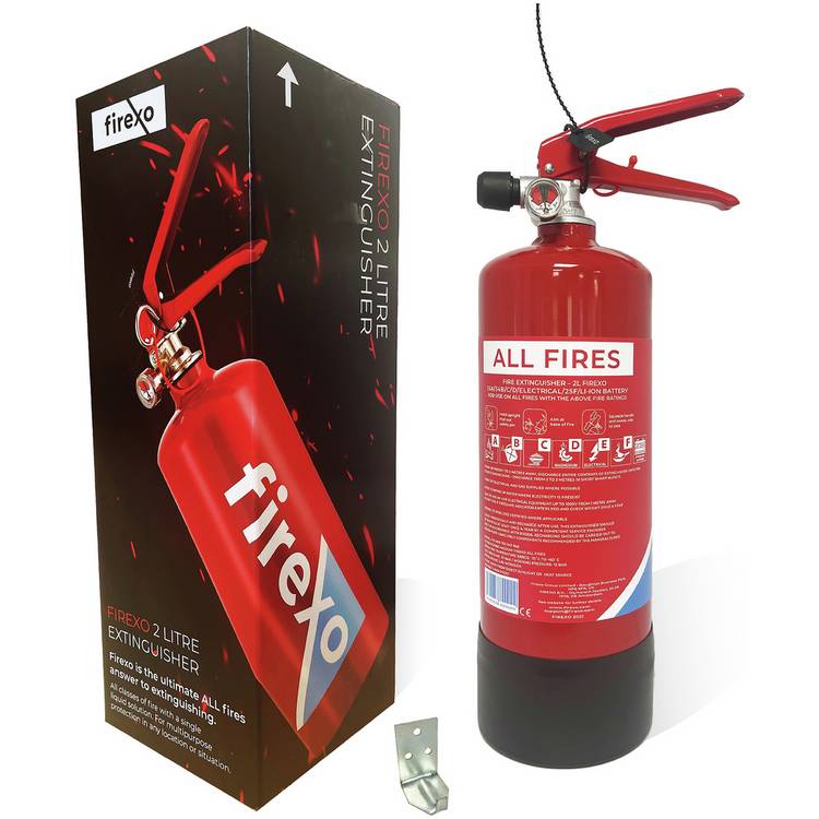 Firexo fire extinguisher 2 litre, UK version
