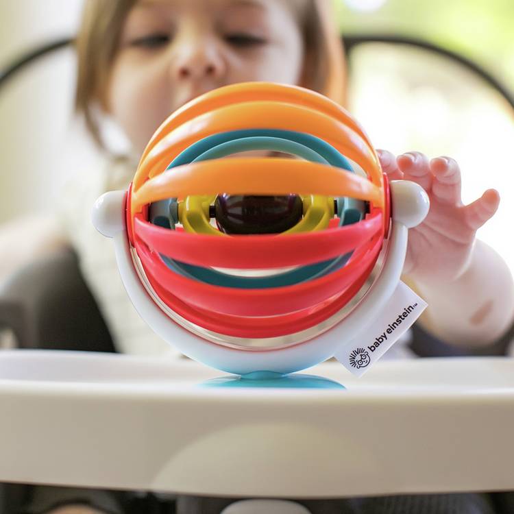 Baby Einstein sticky spinner highchair toy (British brand)