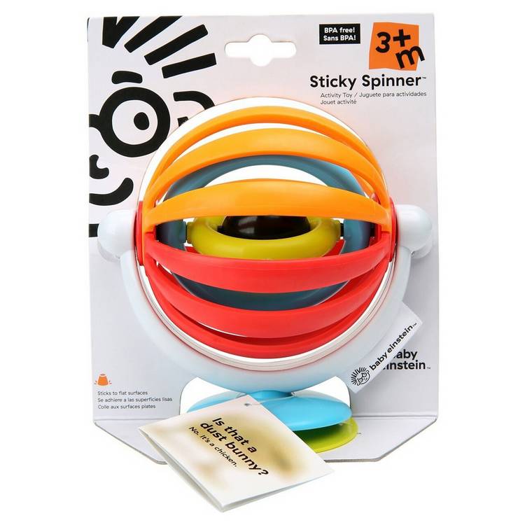 Baby Einstein sticky spinner highchair toy (British brand)