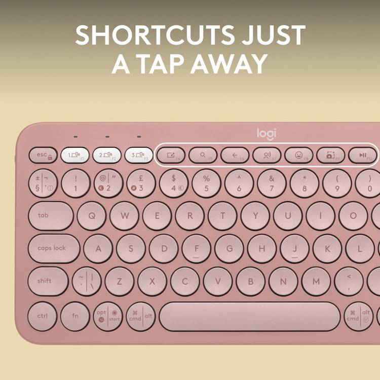 Logitech wireless keyboard Rose - imported from the UK