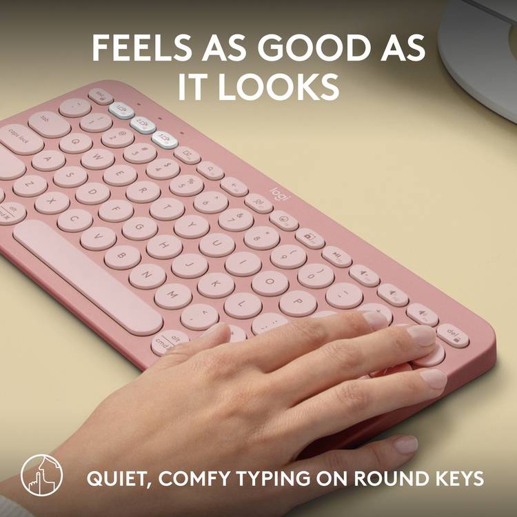 Logitech wireless keyboard Rose - imported from the UK