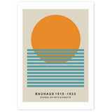 East End Prints Sun Bauhaus art print A3 (British brand)