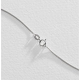 Revere sterling silver butterfly pendant necklace with cubic zirconia, UK version