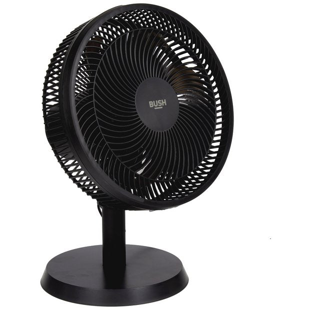 Bush black desk fan 12 inch (British brand)