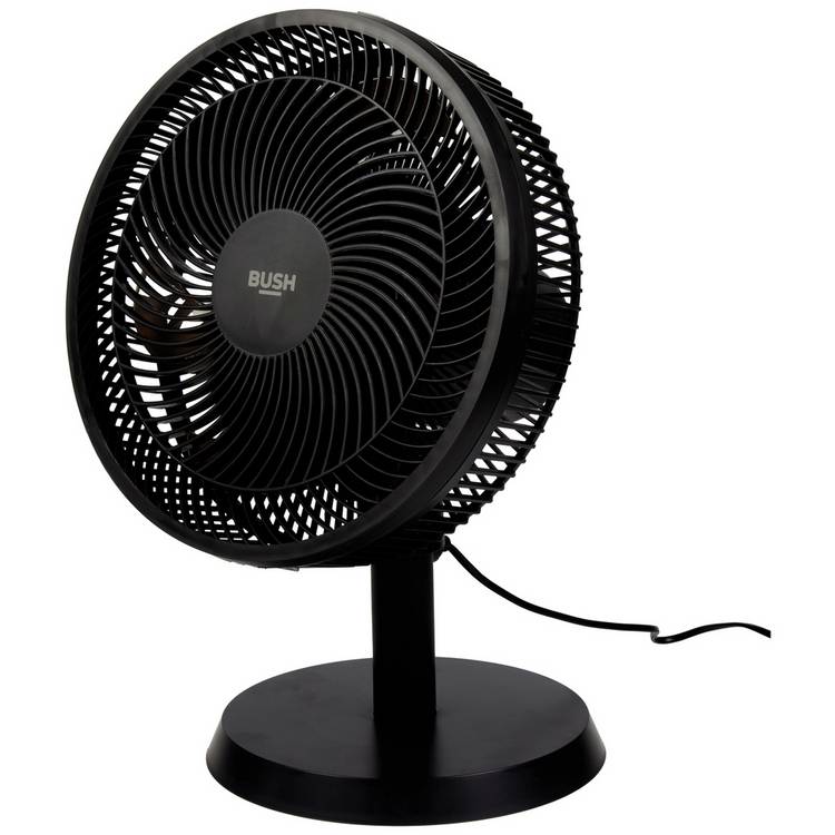 Bush black desk fan 12 inch (British brand)
