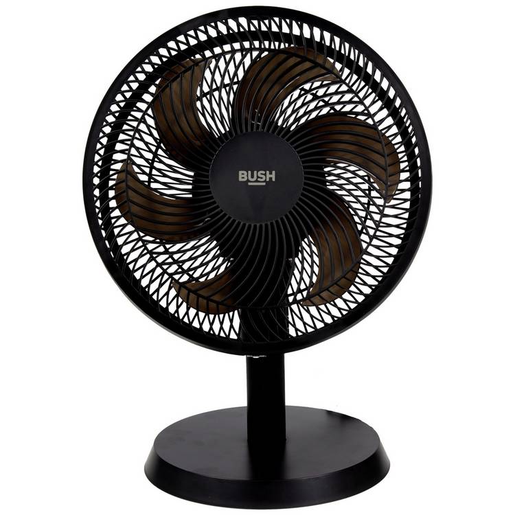 Bush black desk fan 12 inch (British brand)