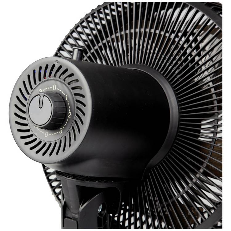 Bush black desk fan 12 inch (British brand)