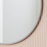 Home Essentials grey round wall mirror 70x70cm (British brand)