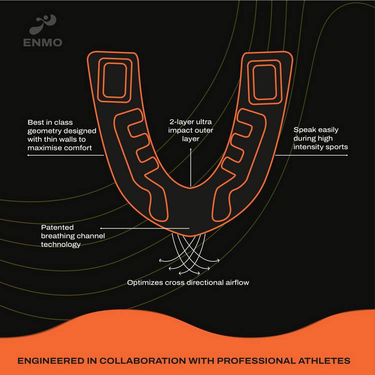 Enmo Maxilla Gel Mouthguard for contact sports (British brand)