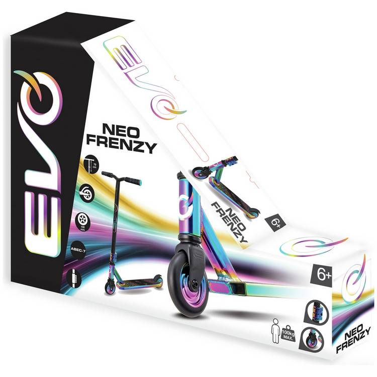 EVO Neo Frenzy Neochrome stunt scooter (British brand)