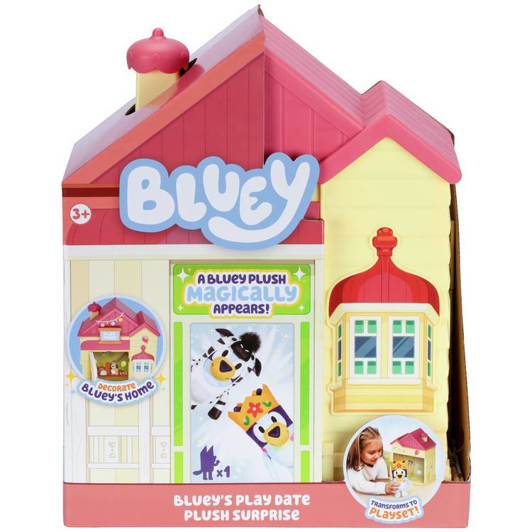 Bluey Playdate Surprise plush toy (British brand)
