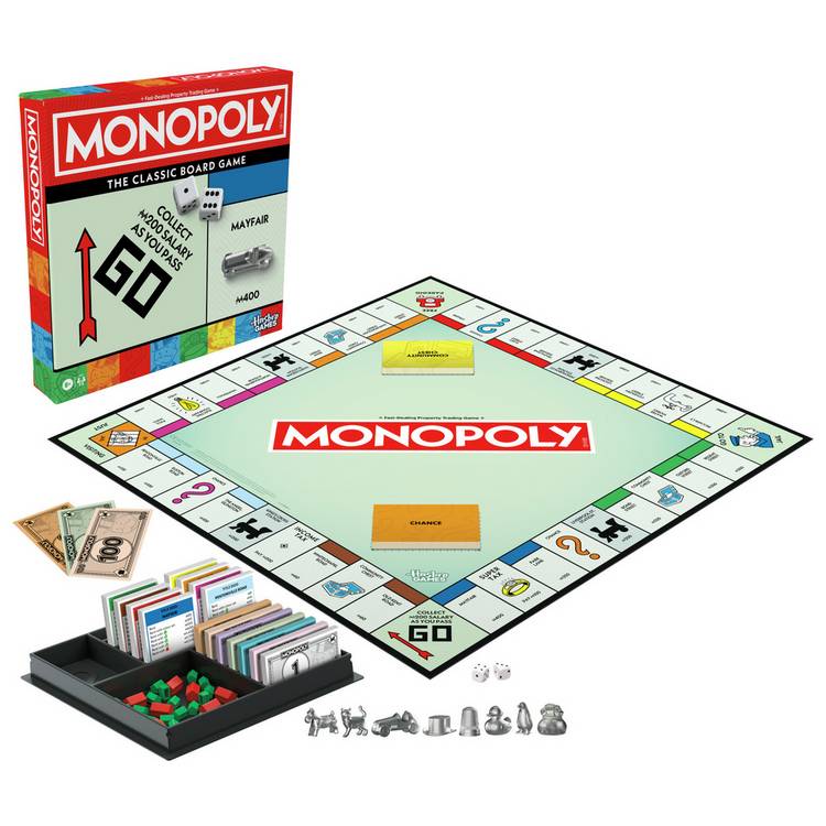 Hasbro Monopoly Refresh board game - British product