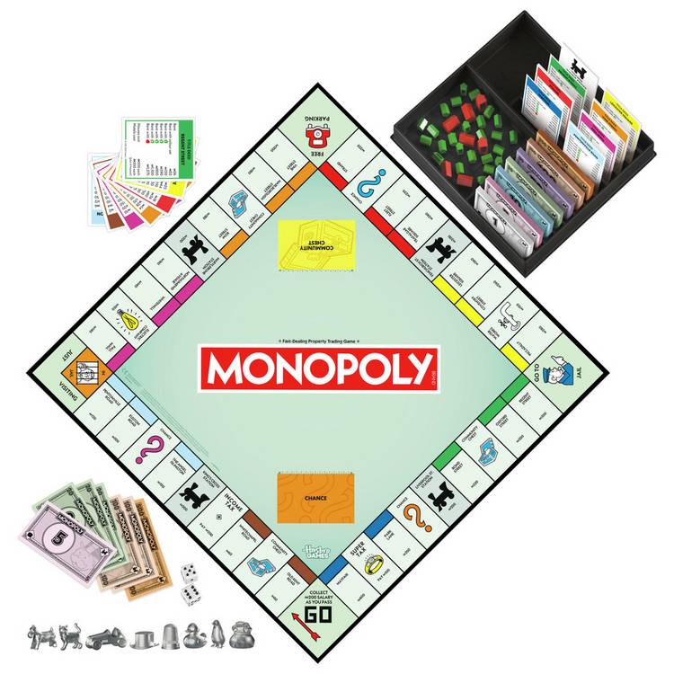 Hasbro Monopoly Refresh board game - British product