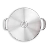 Habitat brushed stainless steel stock pot 24cm - British product