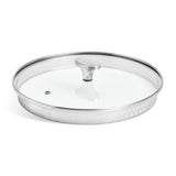 Habitat brushed stainless steel stock pot 24cm - British product