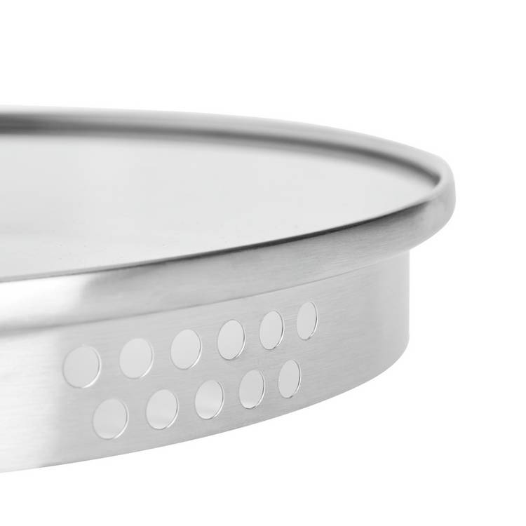 Habitat brushed stainless steel stock pot 24cm - British product