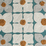 Habitat x Scion Scandi Prairie cushion teal 43x43cm (British brand)