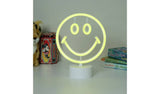 Argos Searchlight Neon Effect Smiley Table Lamp - Yellow- Buy online at McGrocer
