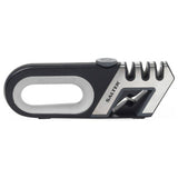 Salter hand held knife sharpener black 4-in-1 tool - British product