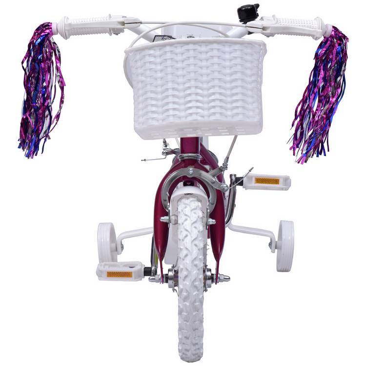 Pedal Pals 12 inch pink kids mountain bike, UK version