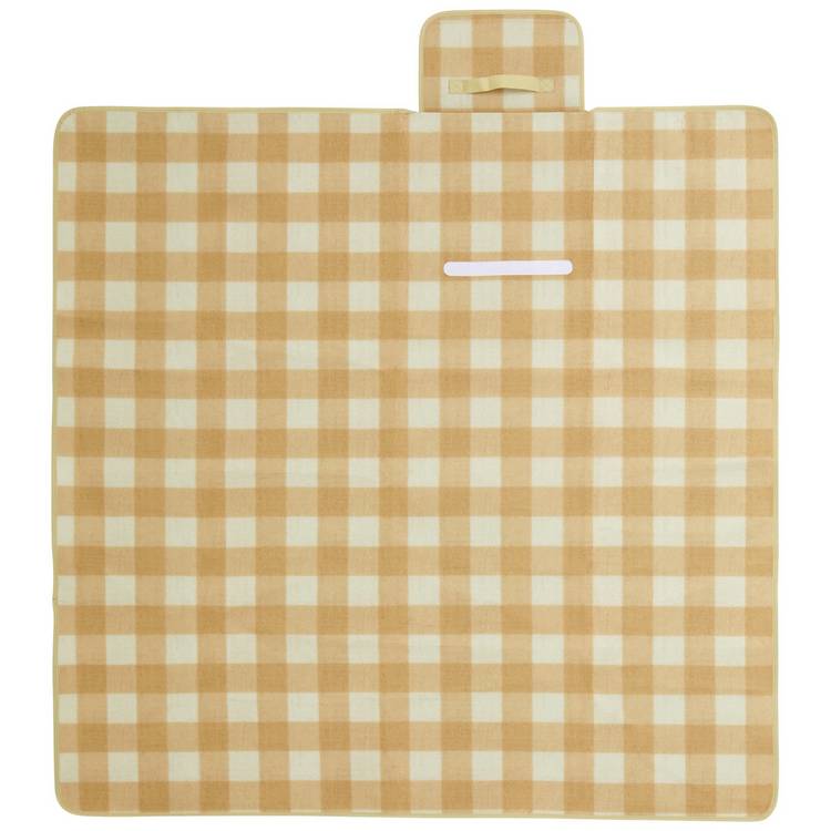 Home Country check picnic rug 135x135cm (British brand)