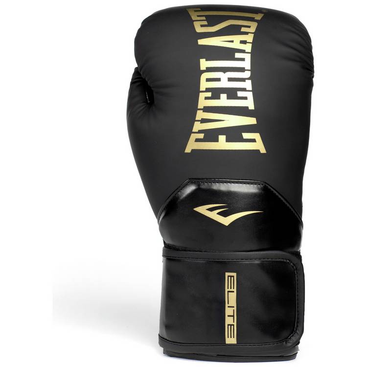 Everlast boxing gloves black and gold 14oz, imported from the UK