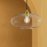 Habitat clear glass easy fit lampshade 35cm - British product