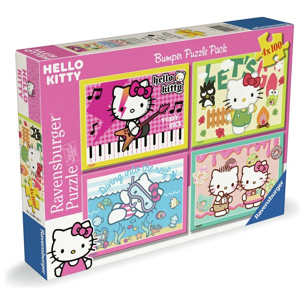 Ravensburger Hello Kitty 4x100 puzzle (British brand)