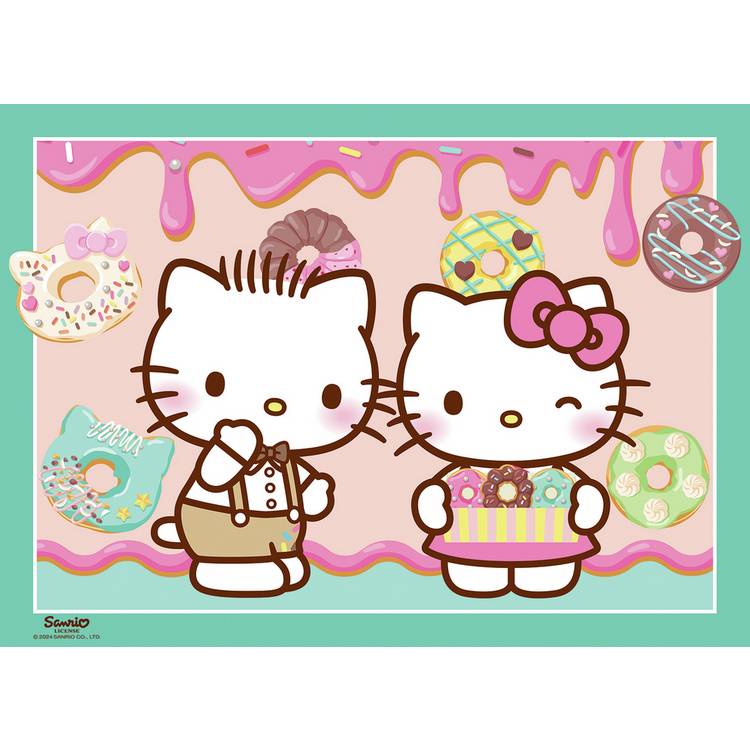 Ravensburger Hello Kitty 4x100 puzzle (British brand)
