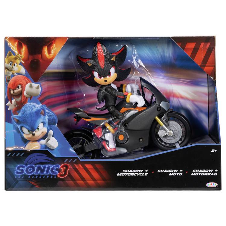 Sonic Shadow 5-inch figure and motorcycle, UK version