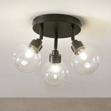 Argos Home black steel 3-light spotlight plate, imported from the UK