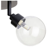 Argos Home black steel 3-light spotlight plate, imported from the UK