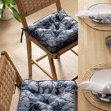 Habitat floral cotton seat cushions pack of 2 40cm, imported from the UK